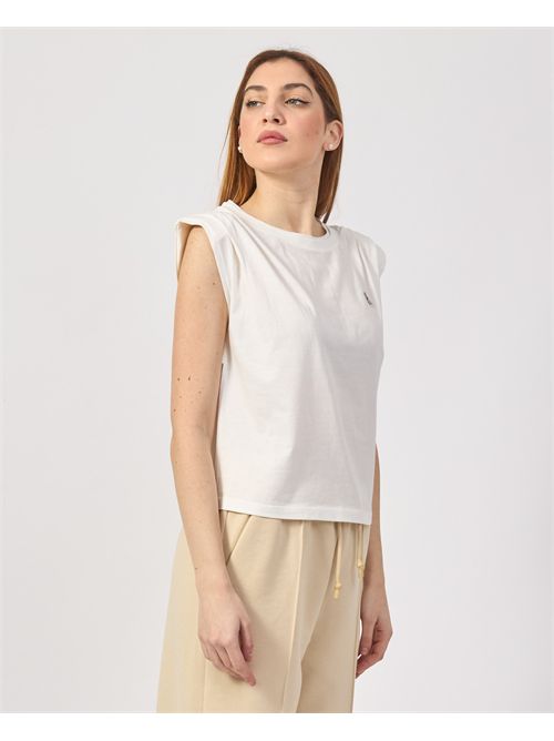 Patrizia Pepe sleeveless cotton T-shirt PATRIZIA PEPE | 8M1685-J265W103